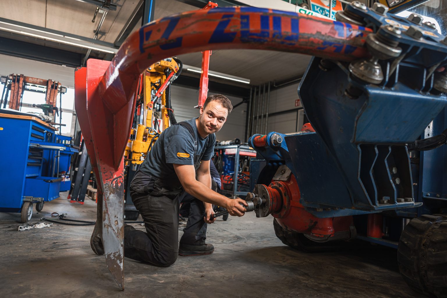 Aan het werk bij Damcon